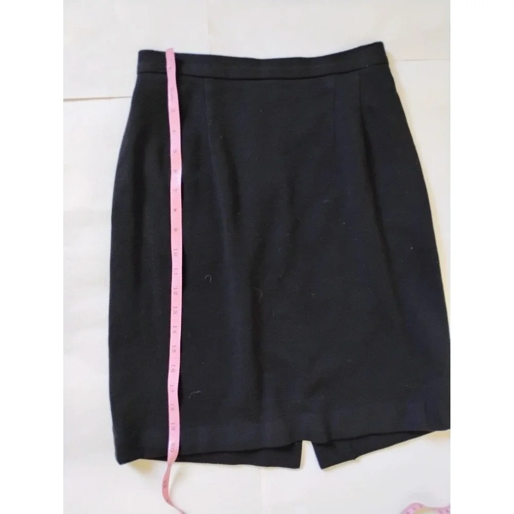 Positive Attitude Skirt Suit Women Small Red Black Colorblock Jacket Pencil Set